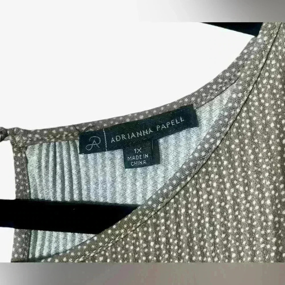 Adriana Papell Short Sleeve Tunic Size 1X - Picture 5 of 8